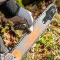 Replacing a chain after running through the best chainsaw sharpener